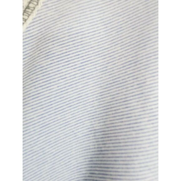 Chico's Zenergy 2  Sleeveless Tunic Top Size Large Blue White Striped Rouge Frnt - Picture 7 of 7